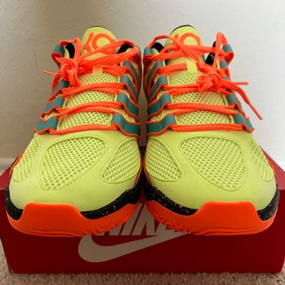 Nike KD18 NRG New Timeline Clear Jade Black Liquid Lime - Picture 3 of 9